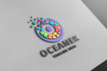 Oceanek Letter O Pro Logo Template Screenshot 3