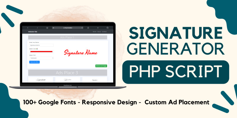 Signature Generator Script PHP