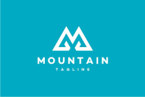 Mountain  Letter M Logo Template Screenshot 3
