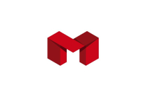 Metro  Letter M Logo Template Screenshot 2