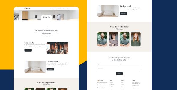 ModernSpace - Interior Design HTML Template by Nextinnovation | Codester