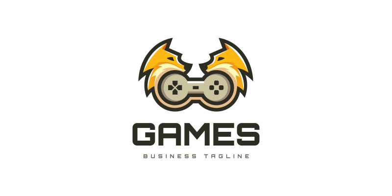 Fox Games Logo Template