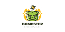 Bomb Monster Logo Template Screenshot 1