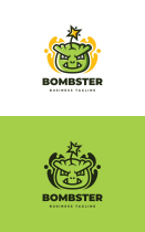 Bomb Monster Logo Template Screenshot 3