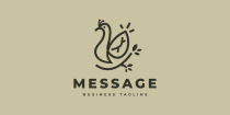 Bird Message Logo Template Screenshot 2