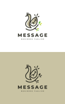 Bird Message Logo Template Screenshot 3