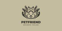 Pet Friend Logo Template Screenshot 2