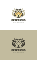 Pet Friend Logo Template Screenshot 3