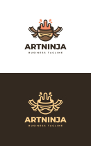 Creative Ninja Logo Template Screenshot 3