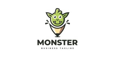 Monster Art Logo Template