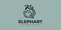 Colorful Elephant Logo Template Screenshot 2