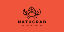 Nature Crab Logo Template Screenshot 2