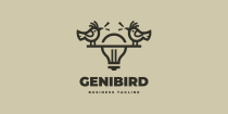 Genius Bird Logo Template Screenshot 2