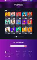 NFTBooster - NFT Marketplace Website UI Kit Figma Screenshot 8