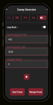 Frequency Sound Generator - Android Source Code Screenshot 6