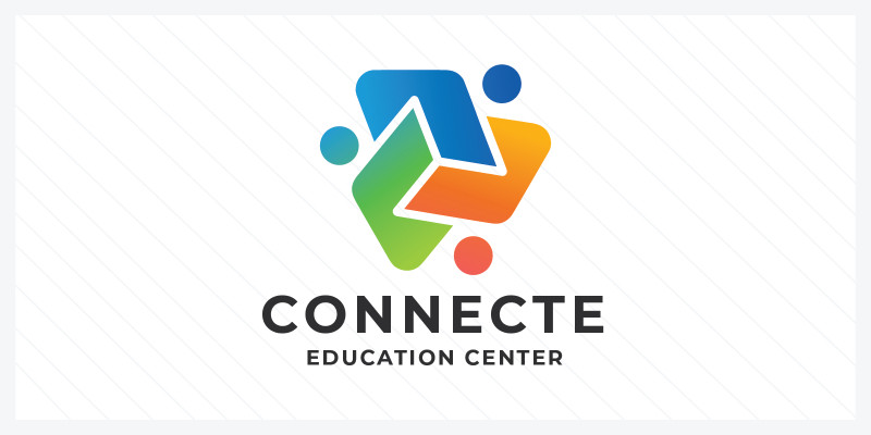 Connect Education Center Pro Branding Logo