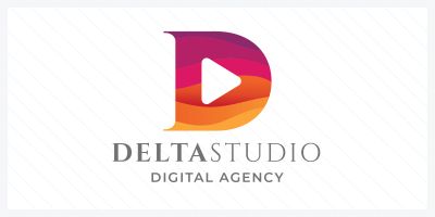 Delta Studio Later D Branding Logo