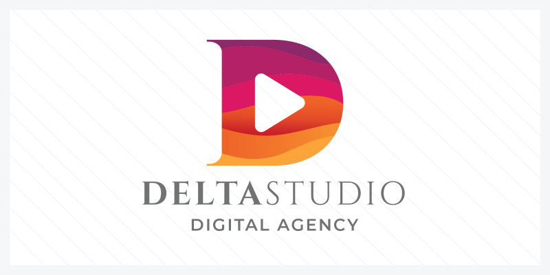 Delta Studio Later D Branding Logo