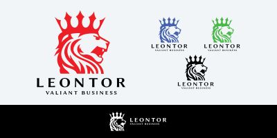 Lion Valiant Business Logo