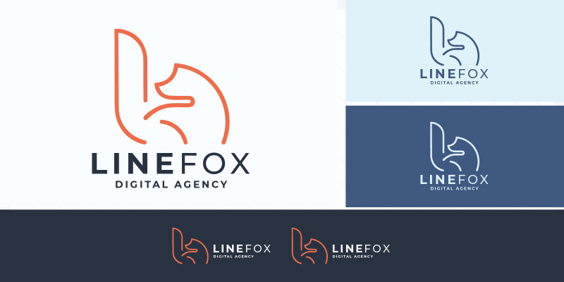 Line Fox Digital Agency Logo