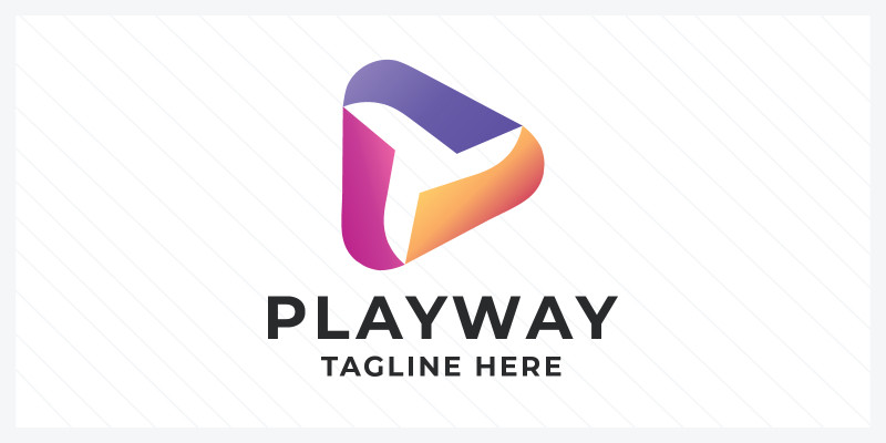 Play Way Pro Branding Logo