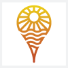 Travel Location - Sea and Sun Branding Logo