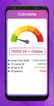 BMI Calculator - Android App Source Code Screenshot 6