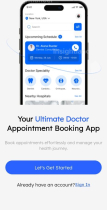 DocApp - Doctor Appointment  App - Flutter UI Screenshot 1
