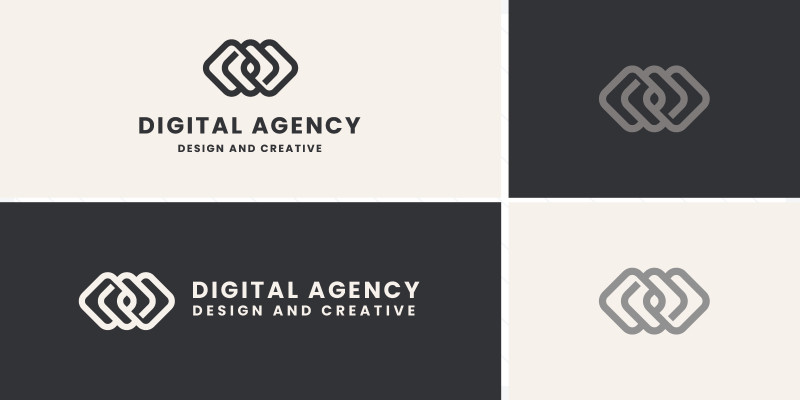 Digital Agency Branding Logo