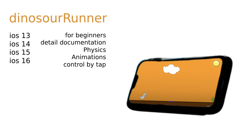 dinosourRunner - iOS Source Code