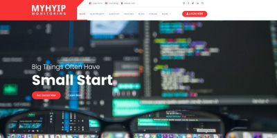 MYHYIP - HYIP Monitoring And Listing HTML Template