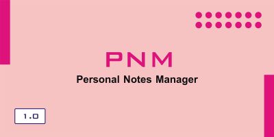 PNM - Personal Notes Manager