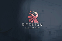 Red Lion Letter R Branding Logo Screenshot 2