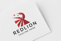Red Lion Letter R Branding Logo Screenshot 3