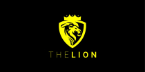 Lion Crown Logo Template Screenshot 1