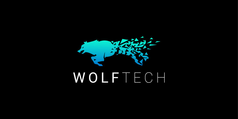 Wolf Tech Logo Template