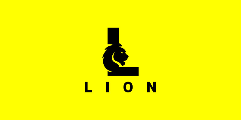 Letter L Lion Logo