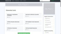 500 Website Tools with Admin Panel Screenshot 1