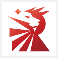 Letter R - Red Lion Branding Logo