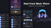 Dual Track Music Player - Android App Template Screenshot 1