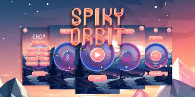 Spiky Orbit- Buildbox Template