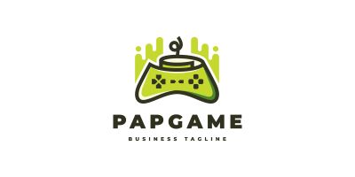 Paper Game Logo Template