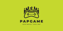 Paper Game Logo Template Screenshot 2