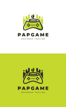 Paper Game Logo Template Screenshot 3