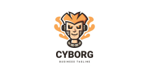 Human Cyborg Logo Template Screenshot 1