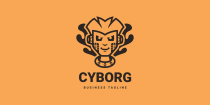 Human Cyborg Logo Template Screenshot 2