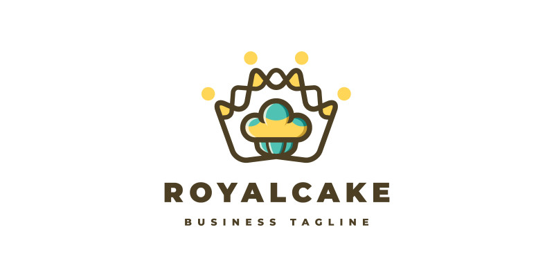 Royal Cake Logo Template