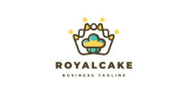 Royal Cake Logo Template Screenshot 1