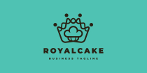 Royal Cake Logo Template Screenshot 2