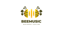 Bee Music Logo Template Screenshot 1